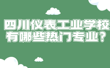 四川儀表工業(yè)學校有哪些熱門專業(yè)?